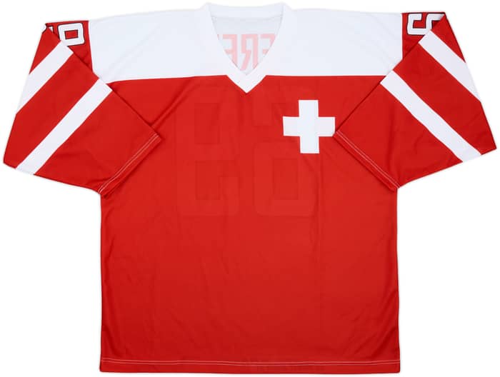 2010-11 Switzerland National Hockey Team Frei #69 Replica Home Jersey - 8/10 - (XL)