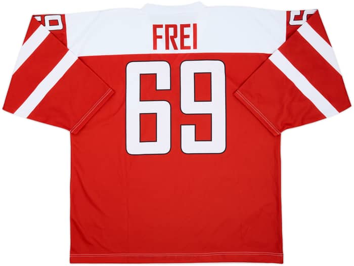 2010-11 Switzerland National Hockey Team Frei #69 Replica Home Jersey - 8/10 - (XL)