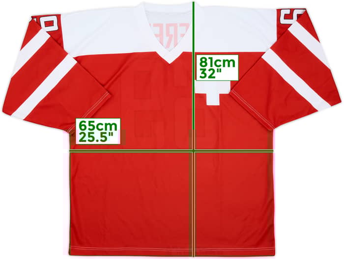 2010-11 Switzerland National Hockey Team Frei #69 Replica Home Jersey - 8/10 - (XL)