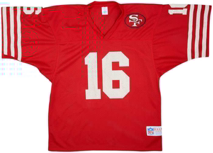 1990 San Francisco 49ers #16 Topley Training Jersey - 7/10 - (L)