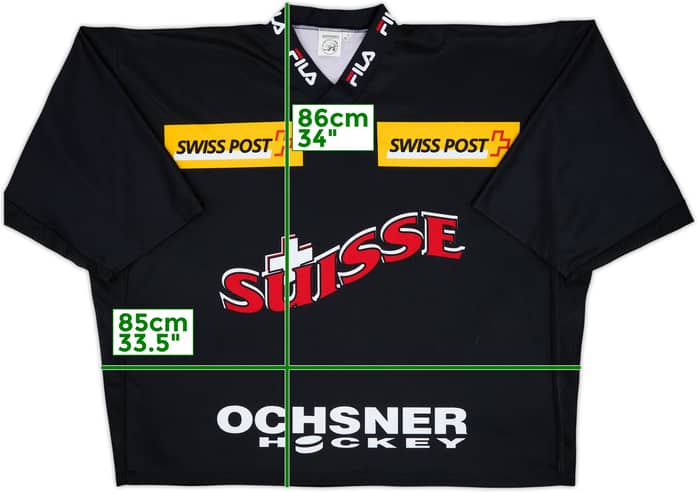 2004-06 Switzerland National Hockey Team Fila Training Jersey - 9/10 - (XL)