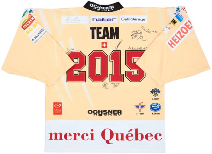 2015 Swiss Eastern Selects 'Signed' Ochsner Hockey Jersey - 8/10 - (L)