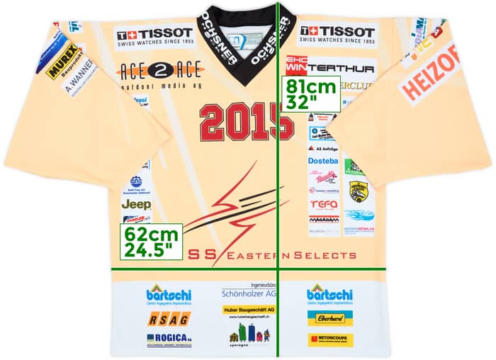 2015 Swiss Eastern Selects 'Signed' Ochsner Hockey Jersey - 8/10 - (L)