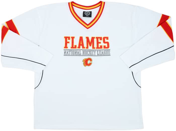 2000s Calgary Flames NHL L/S Training Tee - 9/10 - (XL)