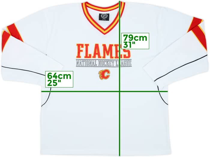 2000s Calgary Flames NHL L/S Training Tee - 9/10 - (XL)