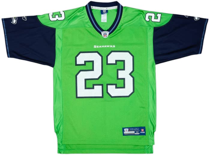 2009 Seattle Seahawks Trufant #23 Reebok On Field Alternate Jersey - 7/10 - (M)