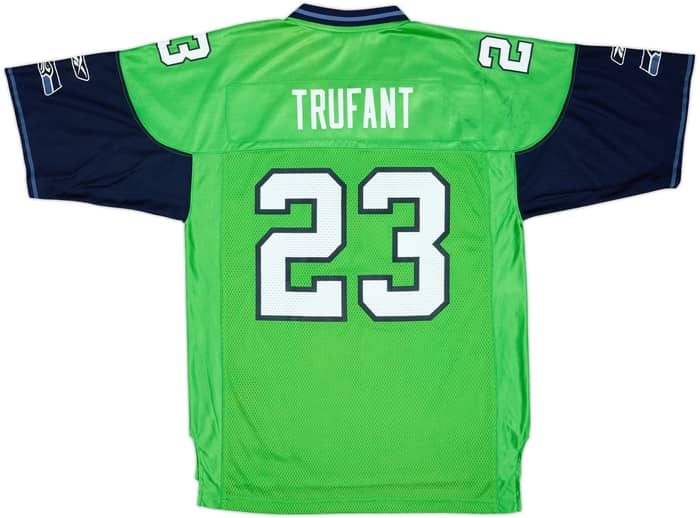 2009 Seattle Seahawks Trufant #23 Reebok On Field Alternate Jersey - 7/10 - (M)
