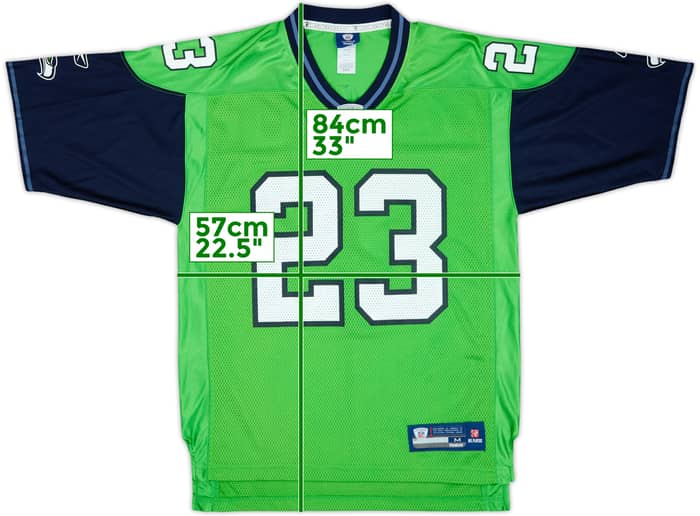 2009 Seattle Seahawks Trufant #23 Reebok On Field Alternate Jersey - 7/10 - (M)