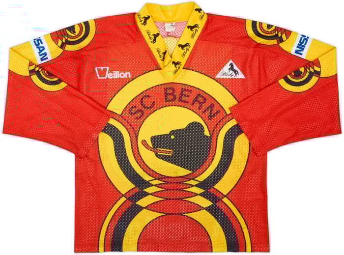 1990-91 SC Bern Blacky Home Jersey - 5/10 - (M)