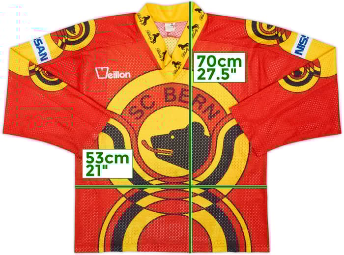 1990-91 SC Bern Blacky Home Jersey - 5/10 - (M)