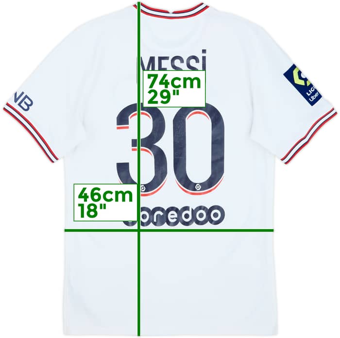 2021-22 Paris Saint-Germain Fourth Shirt Messi #30 - 6/10 - (S)