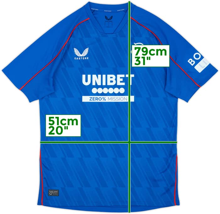 2024-25 Rangers Home Shirt - 10/10 - (M)