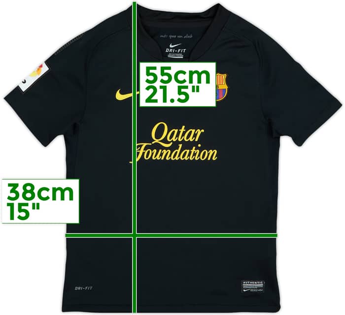 2011-12 Barcelona Away Shirt - 5/10 - (S.Boys)