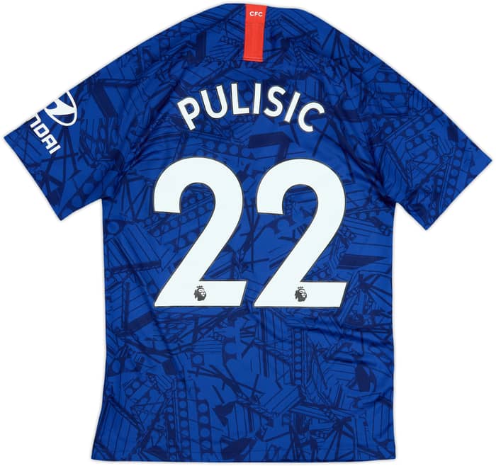 2019-20 Chelsea Home Shirt Pulisic #22 - 7/10 - (S)