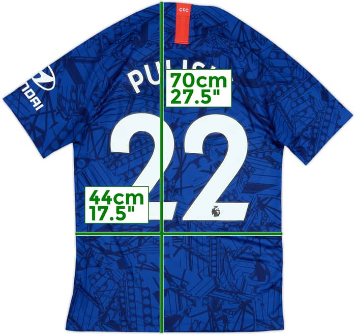 2019-20 Chelsea Home Shirt Pulisic #22 - 7/10 - (S)