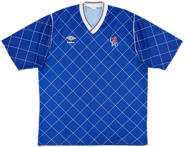 1987-89 Chelsea Home Shirt - 8/10 - (L)