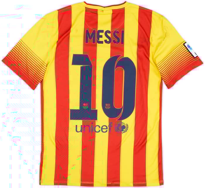 2013-15 Barcelona Away Shirt Messi #10 - 5/10 - (S)