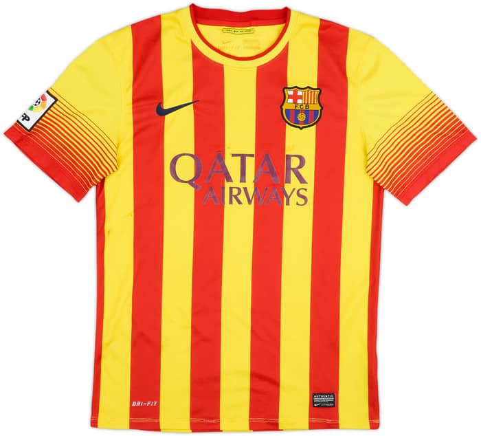 2013-15 Barcelona Away Shirt Messi #10 - 5/10 - (S)