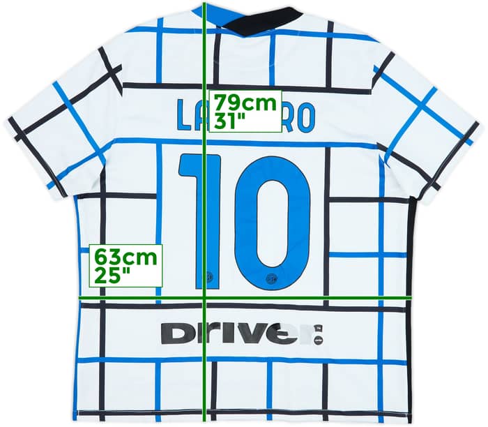 2020-21 Inter Milan Away Shirt Lautaro #10 - 5/10 - (XXL)