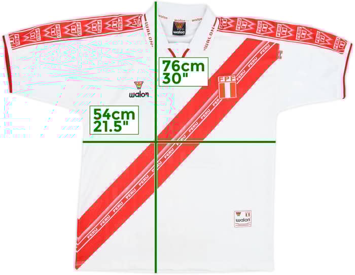 2000-01 Peru Home Shirt #10 - 6/10 - (L)