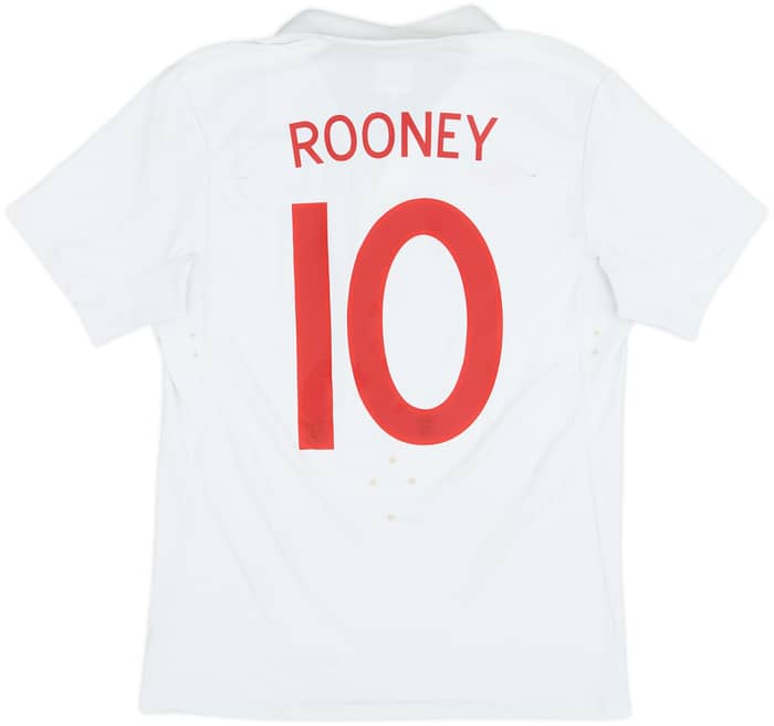 2009-10 England Home Shirt Rooney #10 - 6/10 - (M)