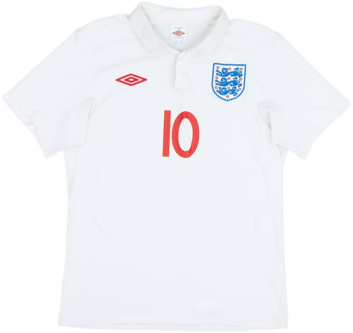 2009-10 England Home Shirt Rooney #10 - 6/10 - (M)