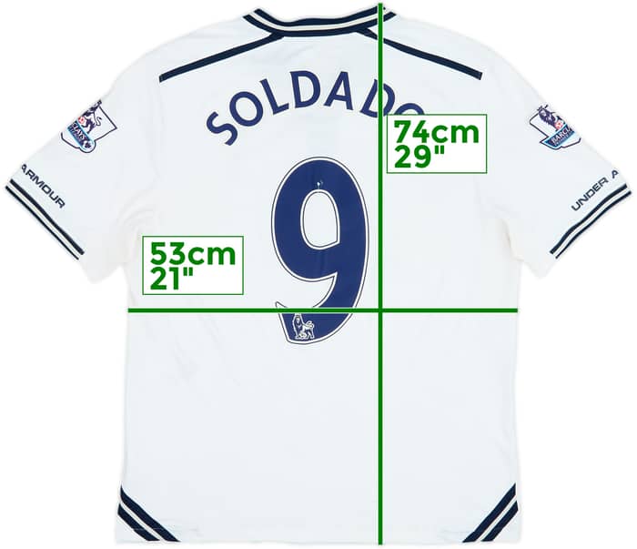 2013-14 Tottenham Home Shirt Soldado #9 - 5/10 - (L)
