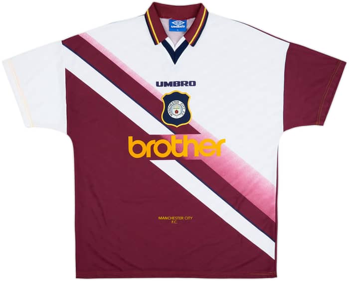 1996-97 Manchester City Away Shirt - 8/10 - (XL)