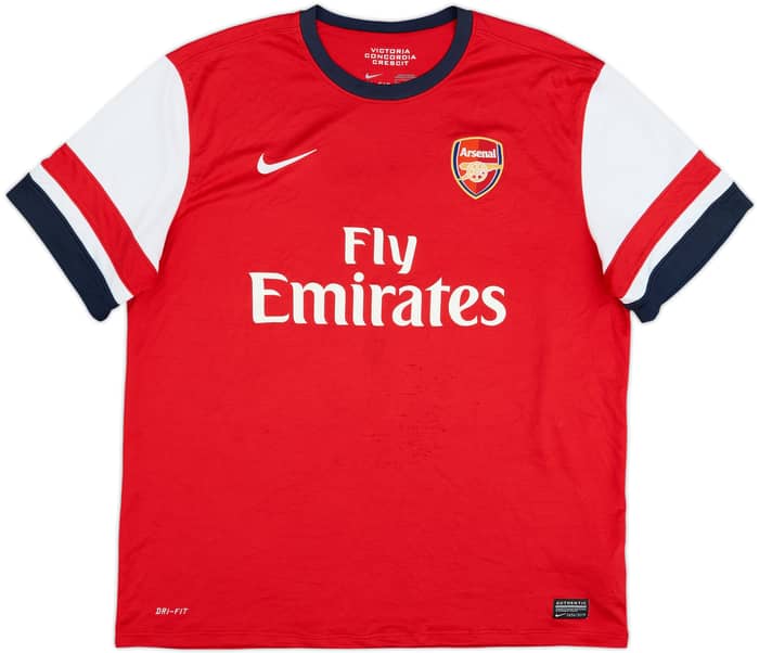 2012-14 Arsenal Home Shirt Arteta #8 - 8/10 - (XL)