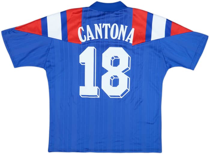 1992-94 France Home Shirt Cantona #18 - 8/10 - (L)