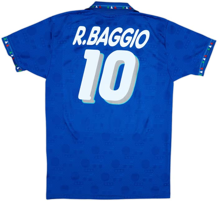 1994 Italy Home Shirt R. Baggio #10 - 8/10 - (L)