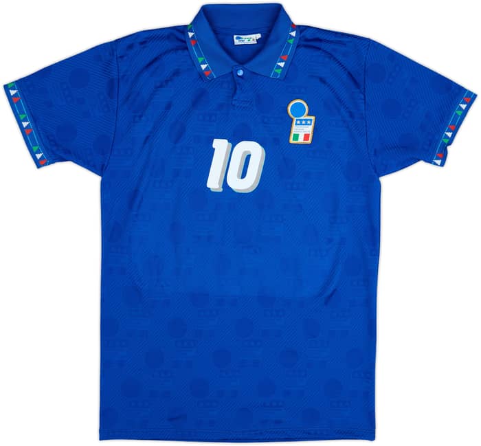 1994 Italy Home Shirt R. Baggio #10 - 8/10 - (L)
