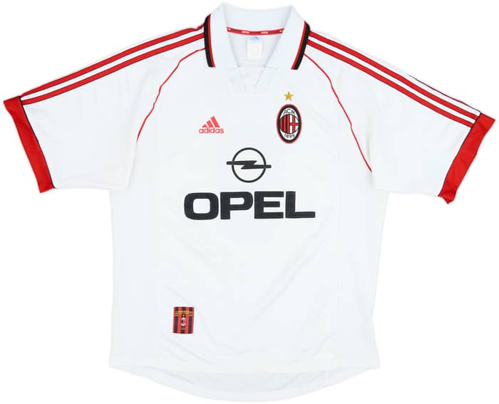 1998-99 AC Milan Away Shirt Weah #9 - 8/10 - (L)