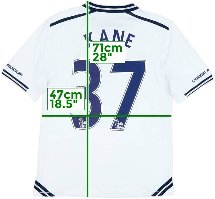 2013-14 Tottenham Home Shirt Kane #37 - 6/10 - (M)