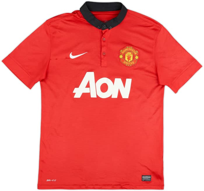 2013-14 Manchester United Home Shirt Vidic #15 - 5/10 - (M)