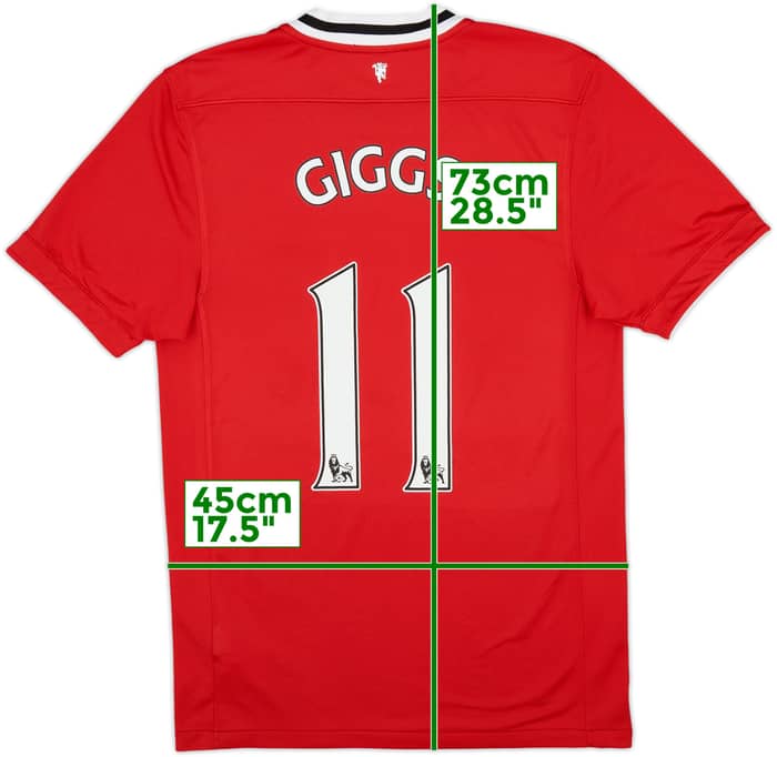 Camiseta de local del Manchester United 2011-12 Giggs #11 - 7/10 - (S)