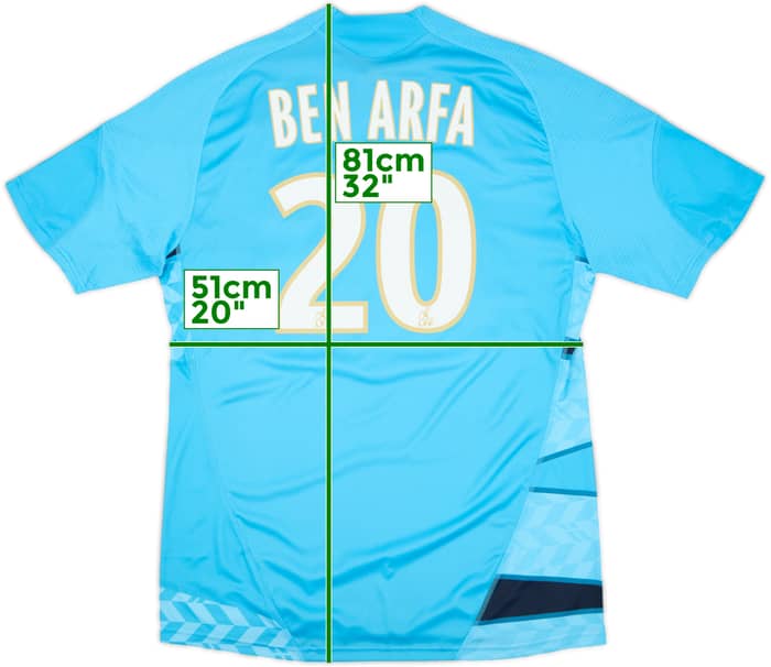 Camiseta de visitante del Olympique Marseille 2009-10 Ben Arfa #20 - 10/10 - (L)