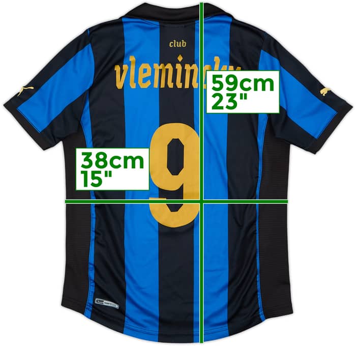 2011-12 Club Brugge Home Shirt Vleminckx #9 - 8/10 - (M.Boys)