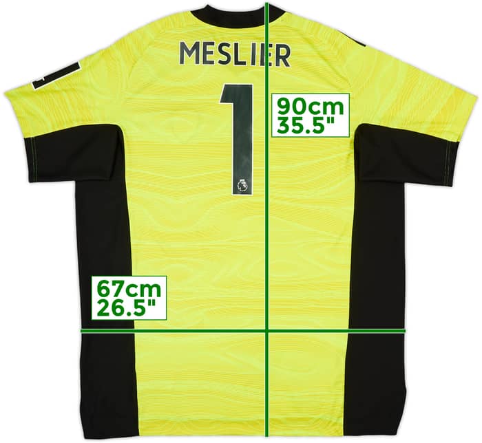 2021-22 Leeds GK S/S Shirt Meslier #1 - 9/10 - (XXL)