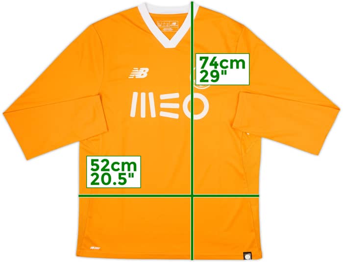 2017-18 Porto Camiseta Visitante Manga Larga - 9/10 - (M)