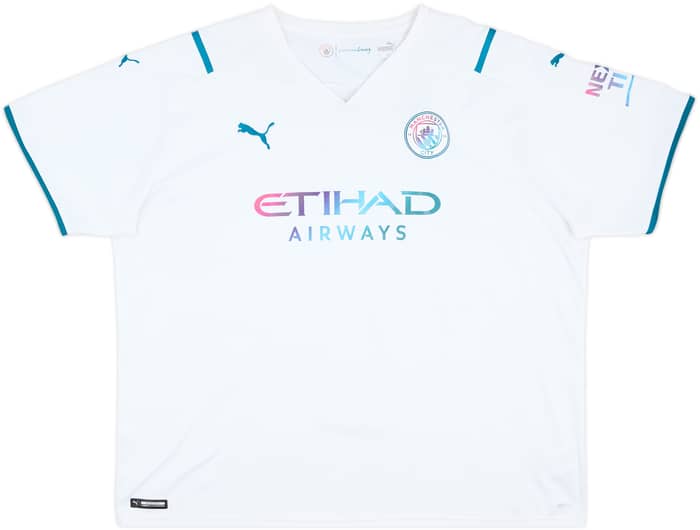 2021-22 Manchester City Away Shirt De Bruyne #17 - 8/10 - (3XL)