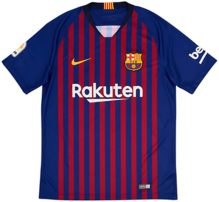 2019-20 Barcelona Home Shirt Messi #10 - 8/10 - (M)