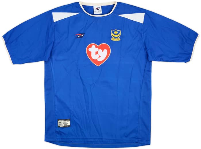 2003-05 Portsmouth Home Shirt Sheringham #10 - 8/10 - (M)