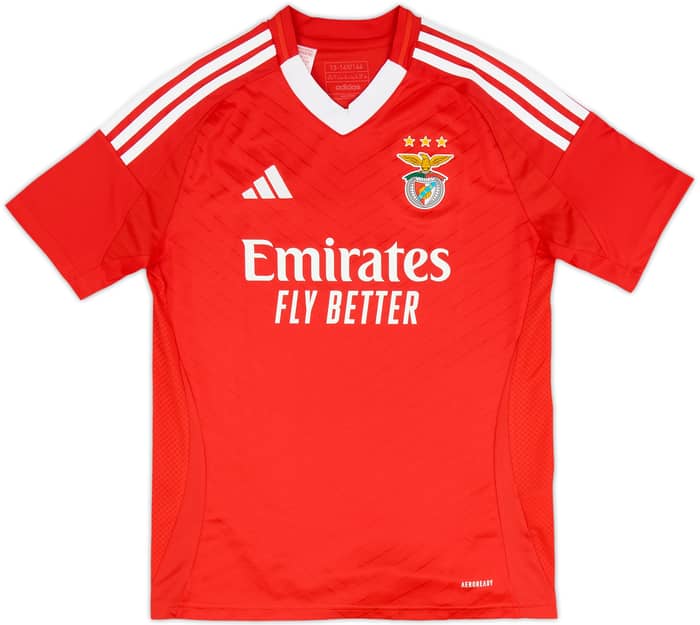 2024-25 Benfica Home Shirt - 10/10 - (L.Boys)