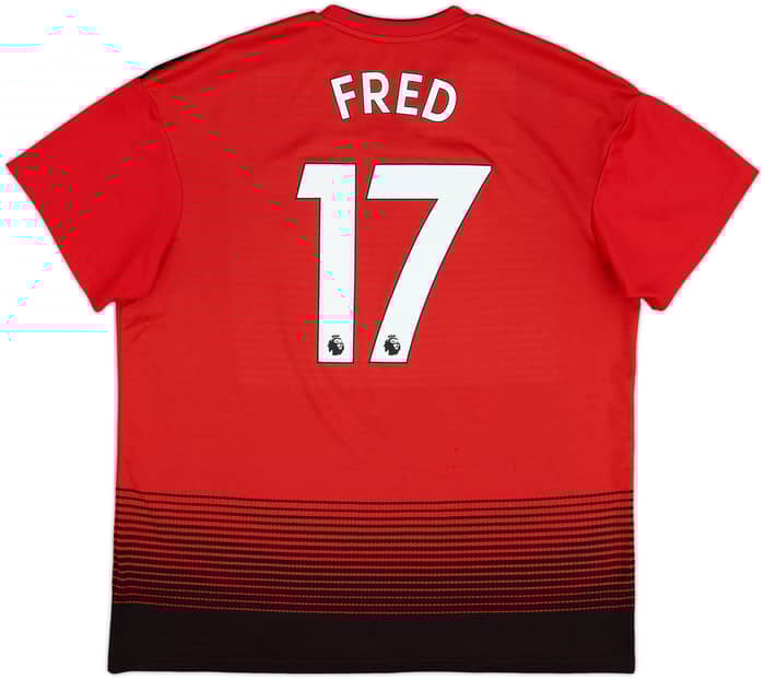 2018-19 Manchester United Home Shirt Fred #17 - 7/10 - (XL)