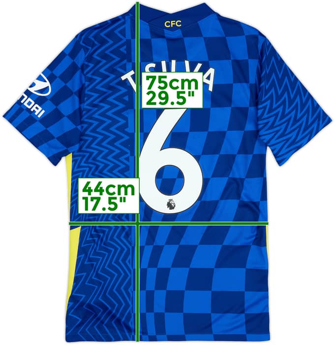 2021-22 Chelsea Home Shirt T.Silva #6 - 10/10 - (S)