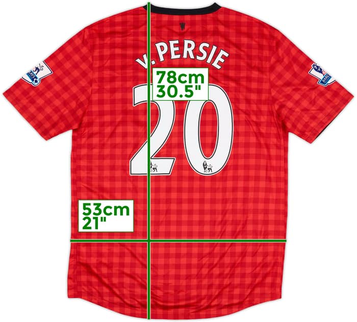 2012-13 Manchester United Home Shirt V.Persie #20 - 6/10 - (L)