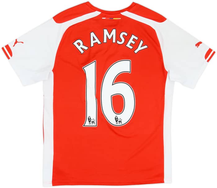 2014-15 Arsenal Home Shirt Ramsey #16 - 5/10 - (M)