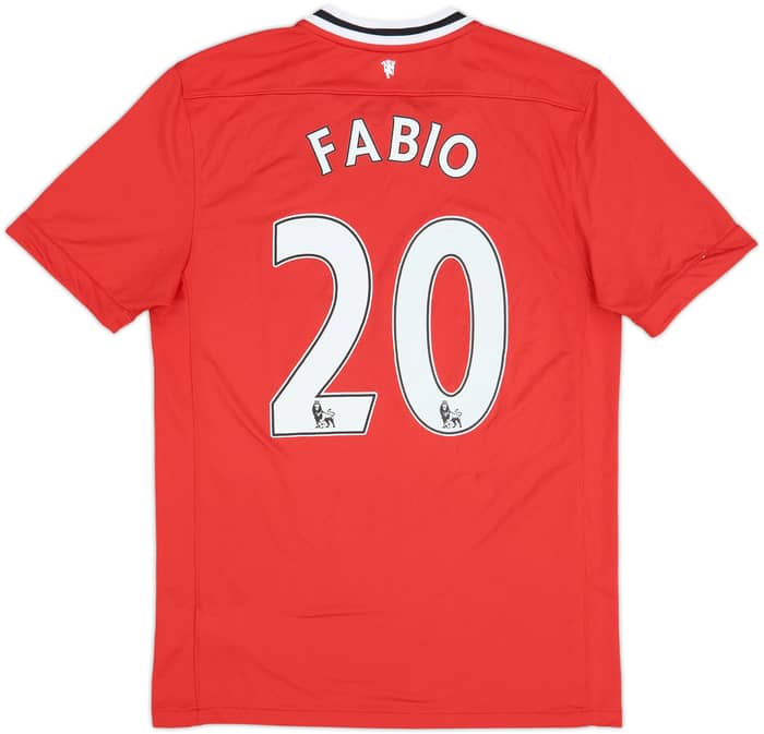 2011-12 Manchester United Home Shirt Fabio #20 - 8/10 - (M)