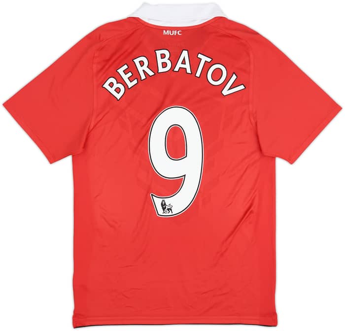 2010-11 Manchester United Home Shirt Berbatov #9 - 10/10 - (S)